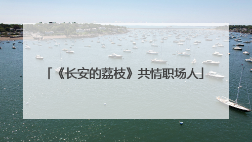 《长安的荔枝》共情职场人