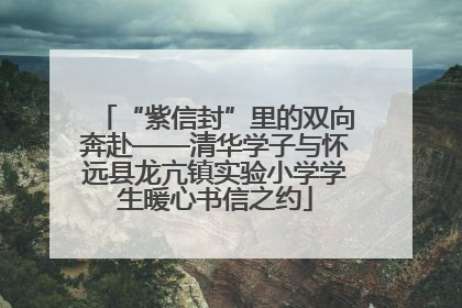 “紫信封”里的双向奔赴——清华学子与怀远县龙亢镇实验小学学生暖心书信之约