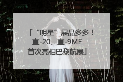 “明星”展品多多！直-20、直-9ME首次亮相巴黎航展