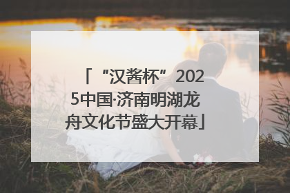 “汉酱杯”2025中国·济南明湖龙舟文化节盛大开幕