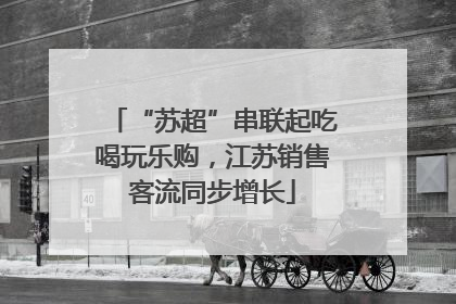 “苏超”串联起吃喝玩乐购，江苏销售客流同步增长