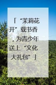 “茉莉花开”载书香，为青少年送上“文化大礼包”