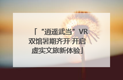 “逍遥武当”VR双馆暑期齐开 开启虚实文旅新体验
