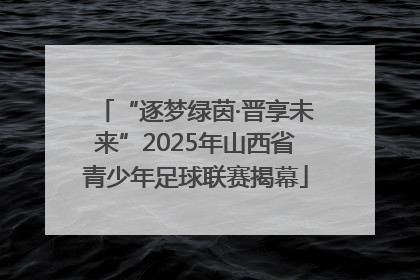 “逐梦绿茵·晋享未来”2025年山西省青少年足球联赛揭幕