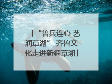 “鲁兵连心 艺润草湖” 齐鲁文化走进新疆草湖