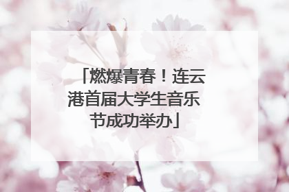 燃爆青春！连云港首届大学生音乐节成功举办