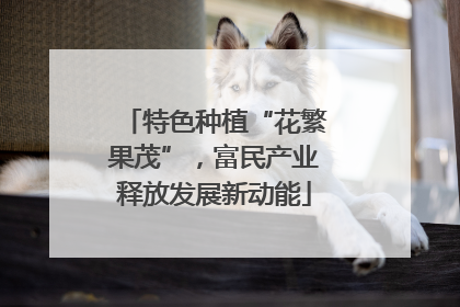 特色种植“花繁果茂”，富民产业释放发展新动能