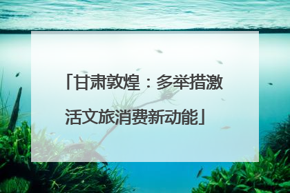 甘肃敦煌：多举措激活文旅消费新动能