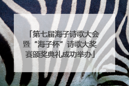 第七届海子诗歌大会暨“海子杯”诗歌大奖赛颁奖典礼成功举办