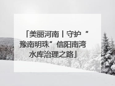 美丽河南丨守护“豫南明珠”信阳南湾水库治理之路