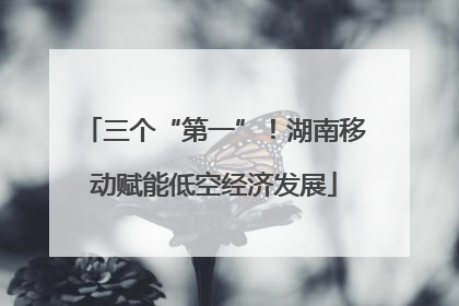 三个“第一”！湖南移动赋能低空经济发展