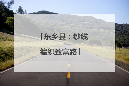 东乡县：纱线编织致富路