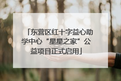 东营区红十字益心助学中心“星星之家”公益项目正式启用