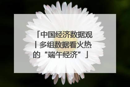 中国经济数据观丨多组数据看火热的“端午经济”