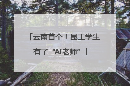 云南首个！昆工学生有了“AI老师”