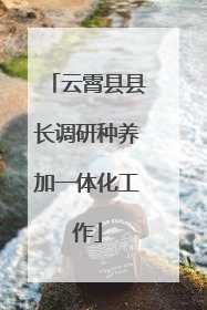 云霄县县长调研种养加一体化工作