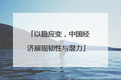 以稳应变，中国经济展现韧性与潜力