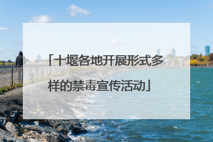 十堰各地开展形式多样的禁毒宣传活动