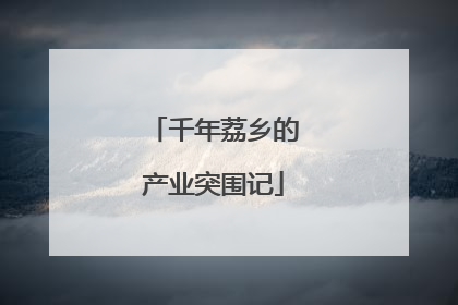 千年荔乡的产业突围记