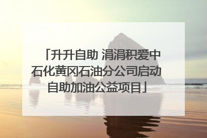 升升自助 涓涓积爱中石化黄冈石油分公司启动自助加油公益项目