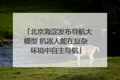 北京海淀发布导航大模型 机器人能在复杂环境中自主导航