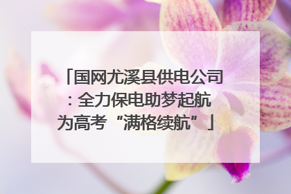 国网尤溪县供电公司：全力保电助梦起航 为高考“满格续航”