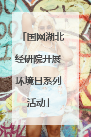 国网湖北经研院开展环境日系列活动