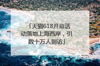 天猫618开幕活动落地上海西岸，引数十万人到访