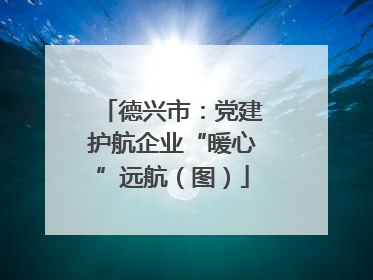 德兴市：党建护航企业“暖心”远航（图）
