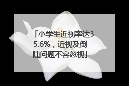 小学生近视率达35.6%，近视及倒睫问题不容忽视