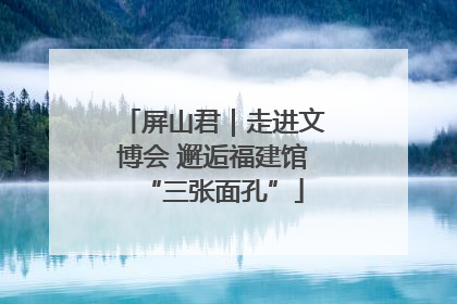 屏山君｜走进文博会 邂逅福建馆“三张面孔”