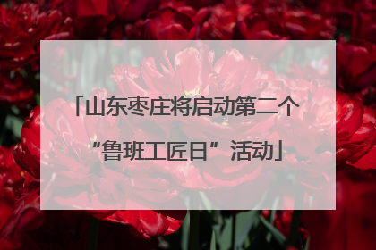 山东枣庄将启动第二个“鲁班工匠日”活动