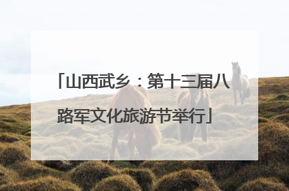 山西武乡：第十三届八路军文化旅游节举行