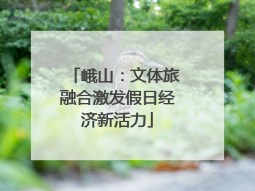 峨山：文体旅融合激发假日经济新活力