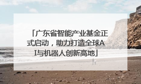 广东省智能产业基金正式启动，助力打造全球AI与机器人创新高地