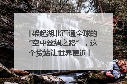 架起湖北直通全球的“空中丝绸之路”，这个货站让世界更近