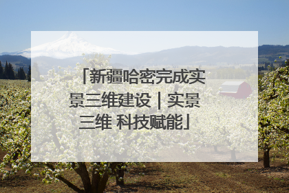 新疆哈密完成实景三维建设｜实景三维 科技赋能
