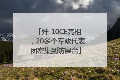 歼-10CE亮相，20多个军政代表团密集到访展台