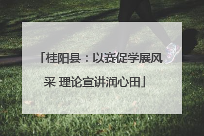 桂阳县：以赛促学展风采 理论宣讲润心田