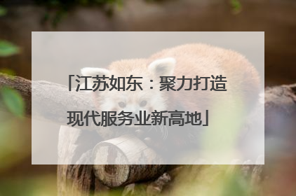 江苏如东：聚力打造现代服务业新高地