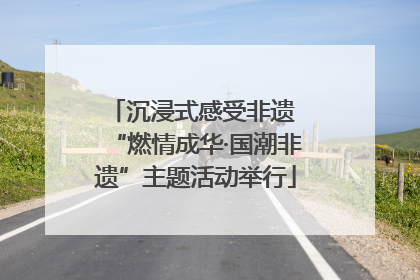沉浸式感受非遗 “燃情成华·国潮非遗”主题活动举行