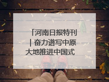 河南日报特刊｜奋力谱写中原大地推进中国式现代化新篇章
