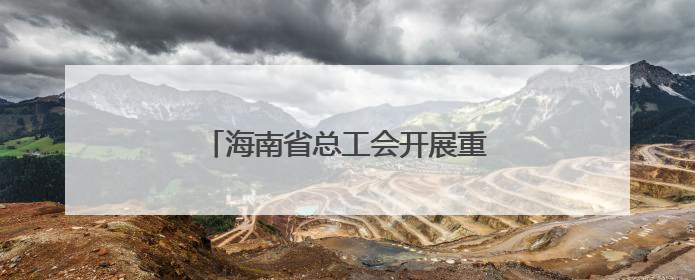 海南省总工会开展重点项目一线慰问活动
