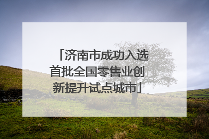 济南市成功入选首批全国零售业创新提升试点城市