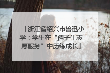 浙江省绍兴市鲁迅小学：学生在“孺子牛志愿服务”中历练成长