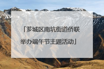 芗城区南坑街道侨联举办端午节主题活动