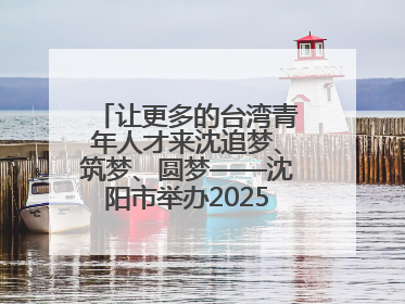 让更多的台湾青年人才来沈追梦、筑梦、圆梦——沈阳市举办2025“台湾博士沈阳行”活动
