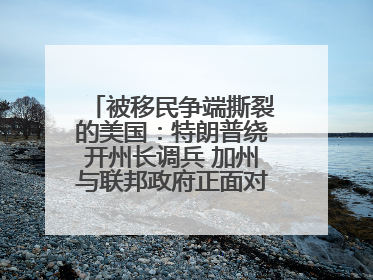 被移民争端撕裂的美国：特朗普绕开州长调兵 加州与联邦政府正面对抗丨封面头条