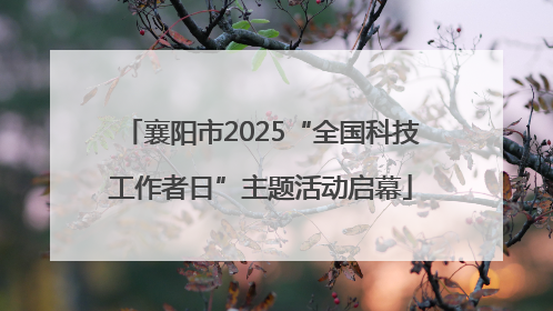 襄阳市2025“全国科技工作者日”主题活动启幕