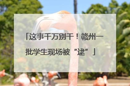 这事千万别干！赣州一批学生现场被“逮”